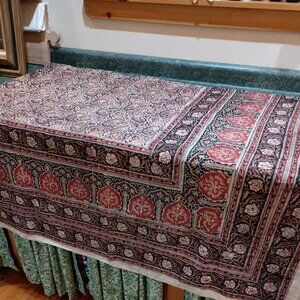 Large Paisley rectangular tablecloth